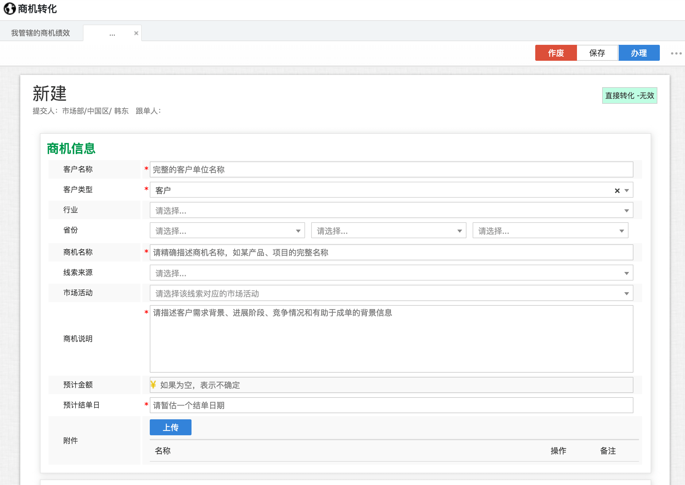 CRM市场管理