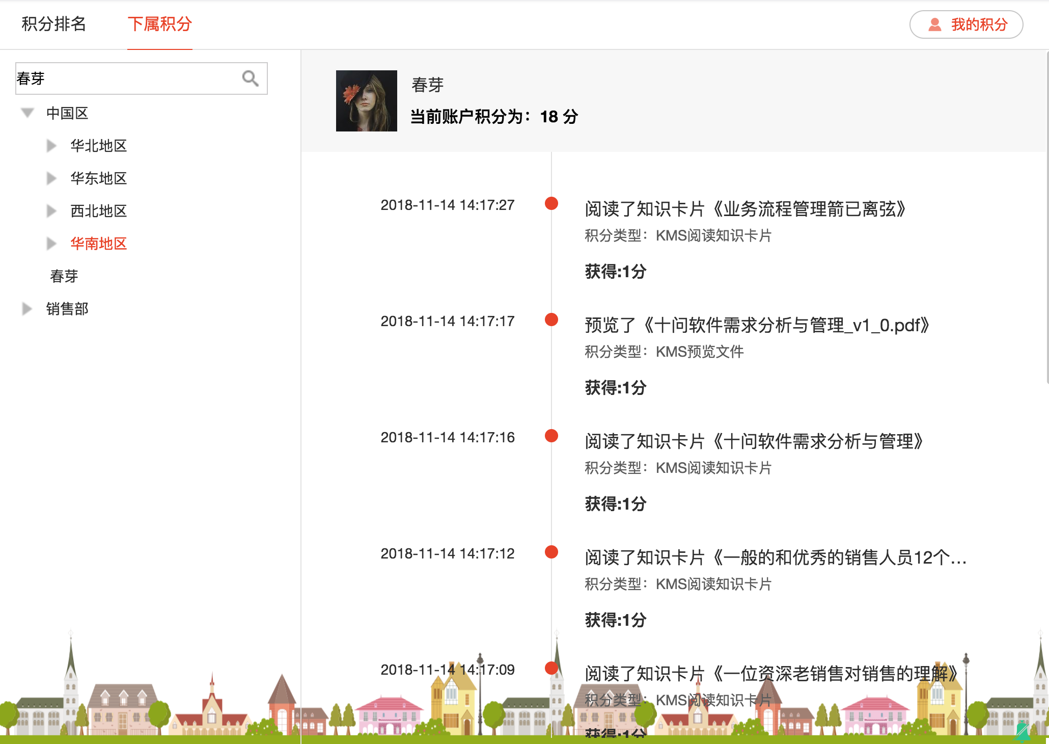积分管理